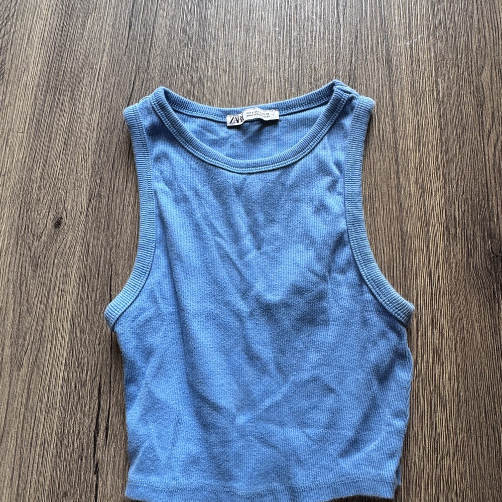 Zara Vibrant Blue Tank Top